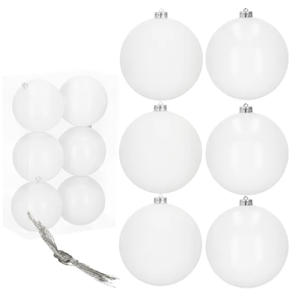 Joulupallot Springos CA1189 10 CM 6 kpl.