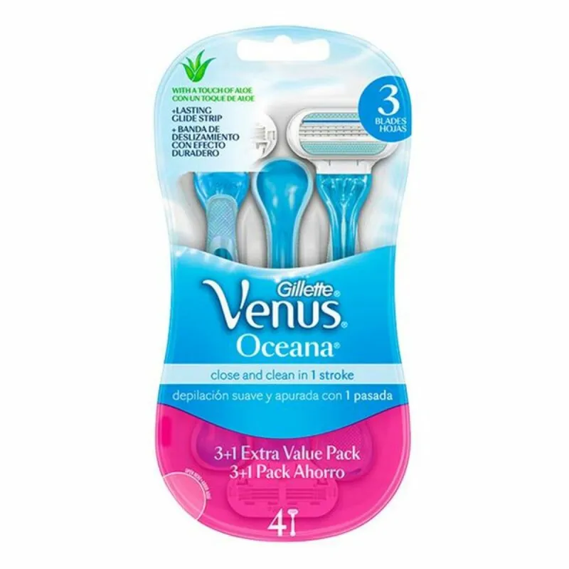 Ühekordsed pardlid Gillette VENUS (4 Ühikut)