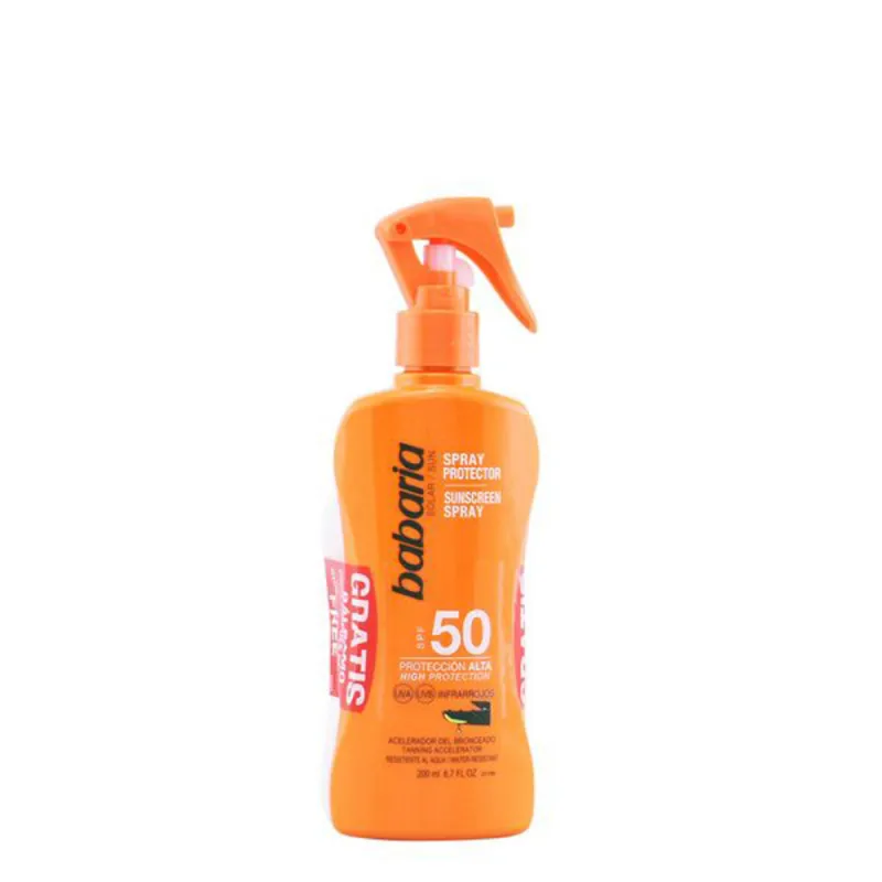 Päikesekaitse komplekt Babaria Solar Aloe Vera Leche Spf 50 2 Tükid, osad