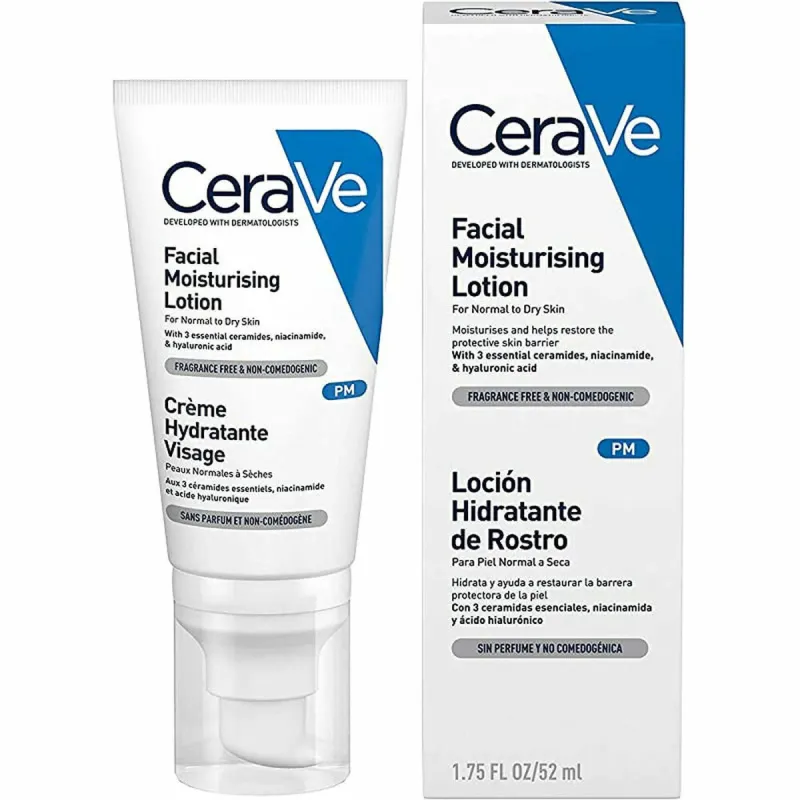 Kostetuttava kasvoemulsio CeraVe CERAVE MOISTURISING 52 ml