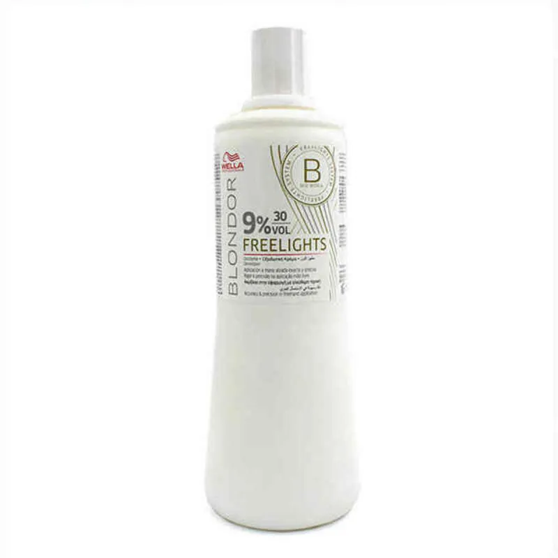 Värinpoistoaine hiuksille Blondor Freelight Wella 30 vol 9 % (1L)