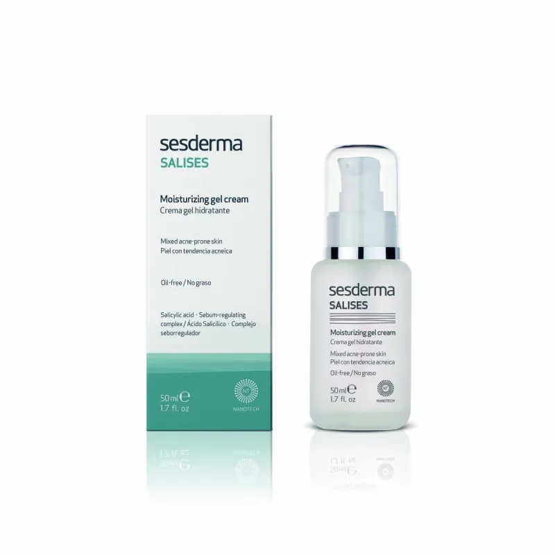Niisutav geelkreem Sesderma Salises 50 ml Kombineeritud nahk
