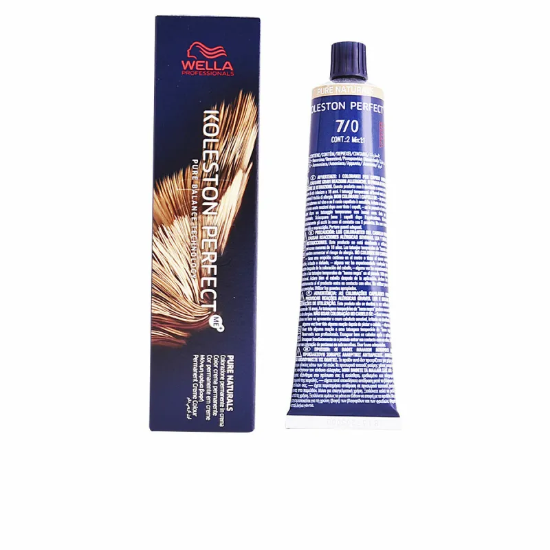 Noturīga Krāsa Wella Koleston Perfect Pure Naturals Nº 7.0 60 ml