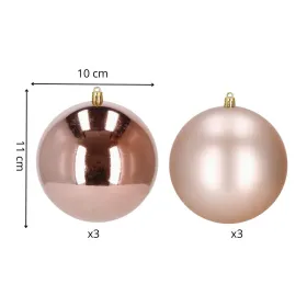Christmas Tree Ornament Set Springos CA1193 10 cm 6 pcs.