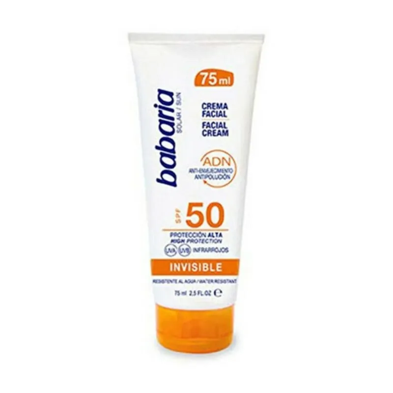 Päivituskreem näole Babaria Solar Adn Invisible Spf 50 75 ml