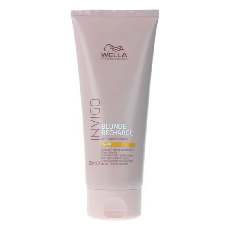 Väriä elvyttävä hoitoaine vaaleille hiuksille Invigo Blonde Recharge Wella (200 ml)