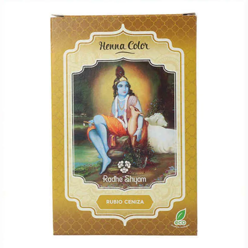 Pusiau laikinas dažas Henna Radhe Shyam Shyam Henna Pelenų šviesūs (100 g)