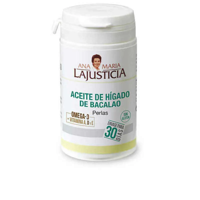 Menkių kepenų aliejus Ana María Lajusticia Aceite De Higado De Bacalao Vitamina E