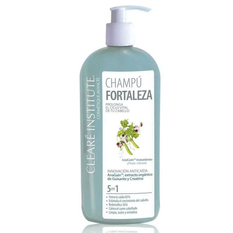 Šampūnas nuo plaukų slinkimo Clearé Institute Fortaleza Anticaída 400 ml