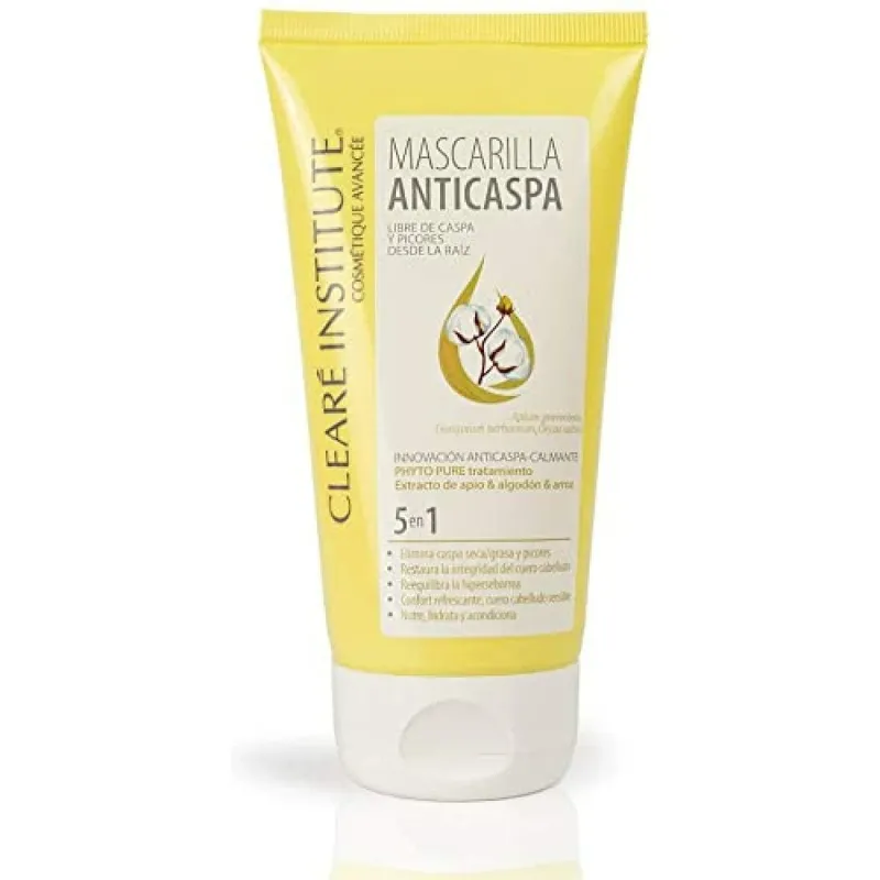 Hiusnaamio Clearé Institute Anticaspa 5 yhdessä Hilseilyä ehkäisevä aine 150 ml