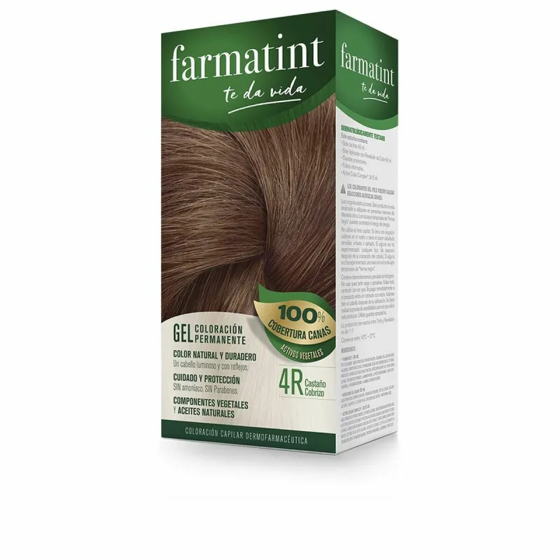 Noturīga Krāsa Farmatint 380230 4r-Castaño Cobrizo Nº 4r-Castano Cobrizo Želeja (5 gb.)