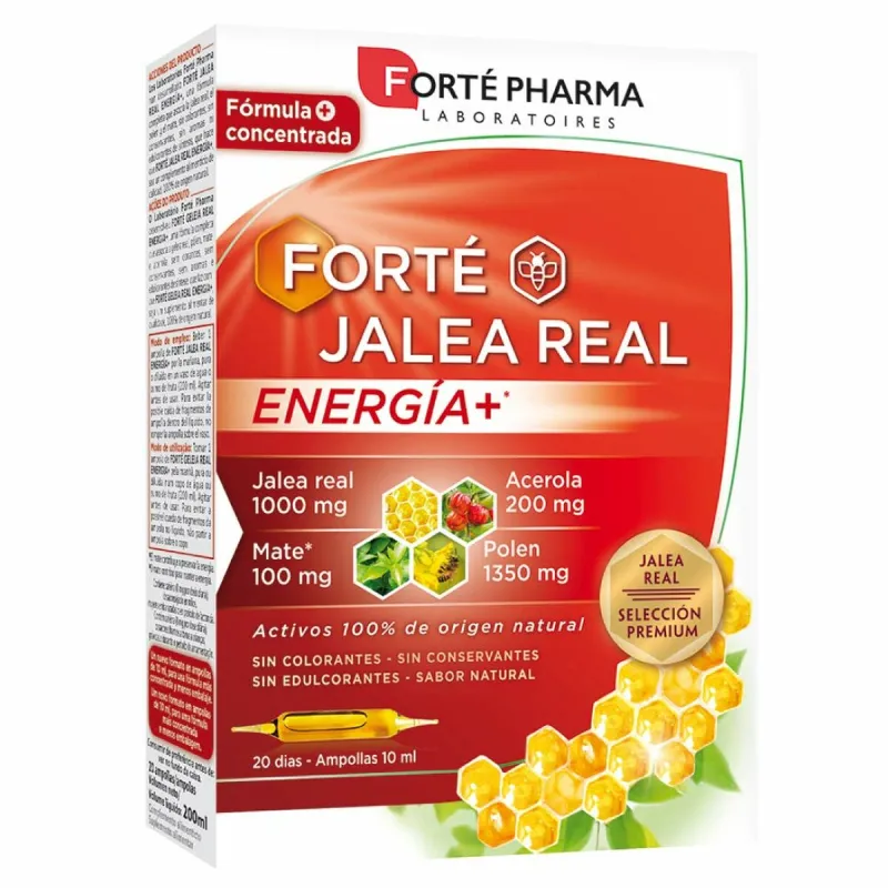 Mesilaspiim Forté Pharma Energia+ 20 Ühikut