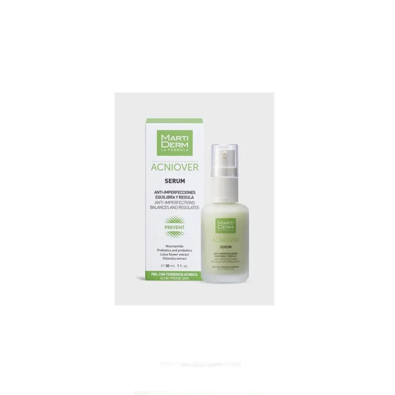 Pret-pūtīšu serums Martiderm ACNIOVER 30 ml