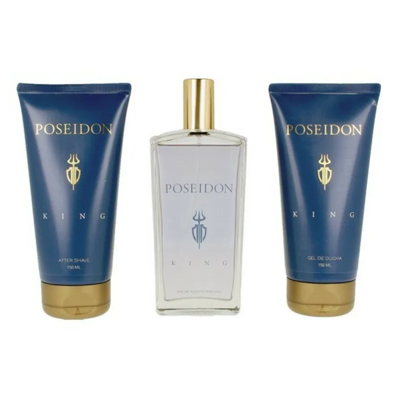 Мужской парфюмерный набор Poseidon POSEIDON THE KING 3 Предметы