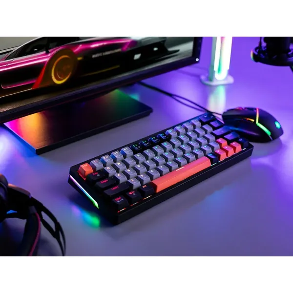 Mechanical keyboard Tracer TRAKLA47297 White Multicolour QWERTY