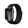 Crong Nylon Reflex - Sport Band for Apple Watch 38/40/41/42 mm (Black)