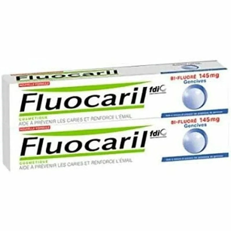 Dantų pasta Dantenų priežiūra Fluocaril Fluoré 75 ml 2 x 75 ml