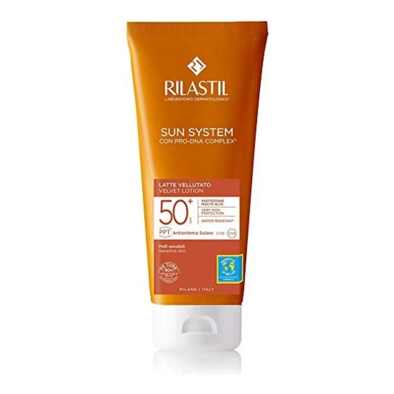 Sauļošanās pieniņš Rilastil Sun System Spf 50+ 200 ml