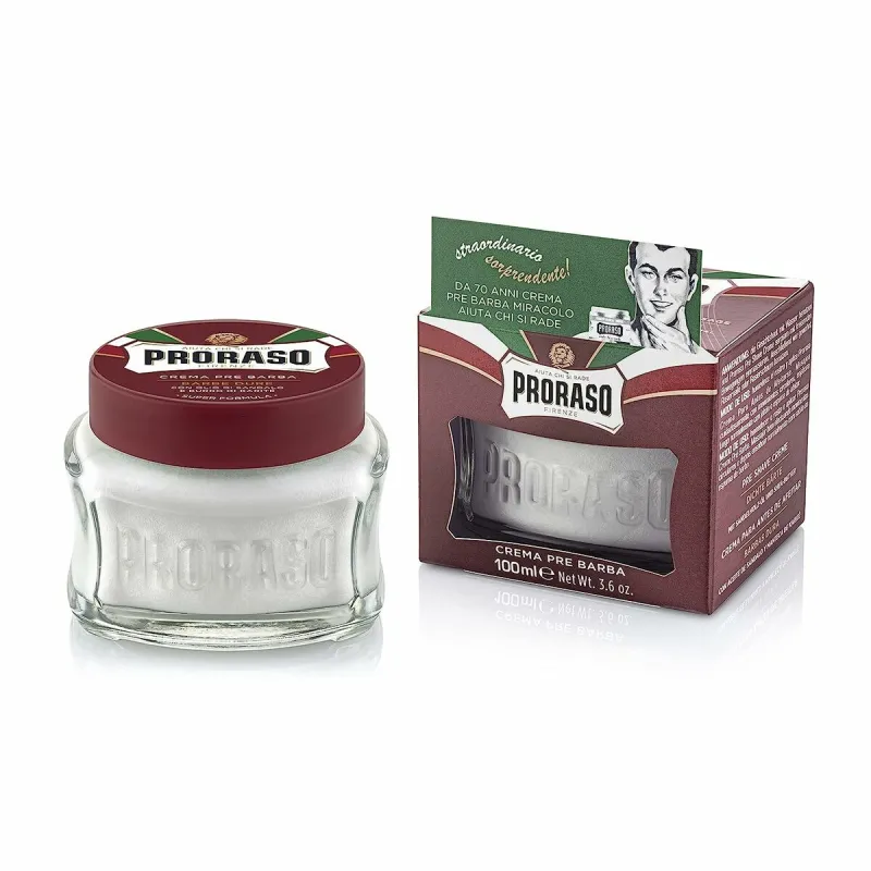 Voide ennen parranajoa Proraso Barbe Dure 100 ml