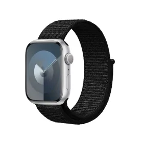 Crong Nylon Reflex - Sport Band for Apple Watch 38/40/41/42 mm (Black)
