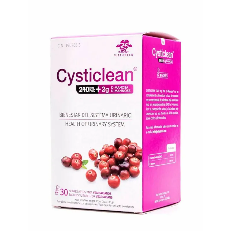 Полинутриенты CYSTICLEAN CYSTICLEAN D-MANOSA 30 штук