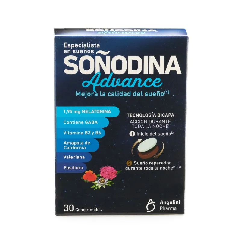 Добавка от бессонницы Natura Essenziale Soñodina Advance Мелатонин 30 штук