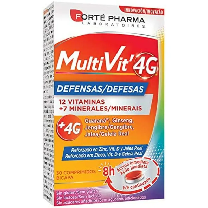 Uztura bagātinātājs Forté Pharma Multivit 4G 30 gb.