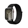 Crong Nylon Reflex - Sport Band for Apple Watch 38/40/41/42 mm (Black)