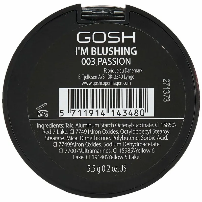 Põsepuna Gosh Copenhagen 14348-3 Nº 003-Passion 5,5 g