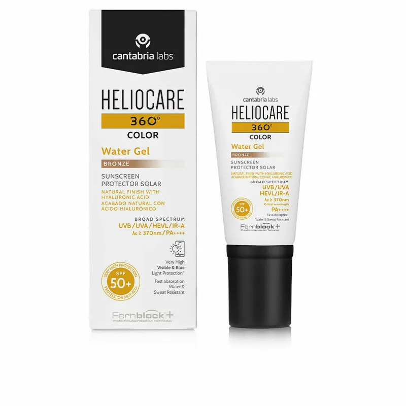 Apsauga nuo saulės su spalva Heliocare Color Bronzinis Spf 50 Spf 50+ 50 ml Gelis