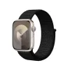 Crong Nylon Reflex - Sport Band for Apple Watch 38/40/41/42 mm (Black)