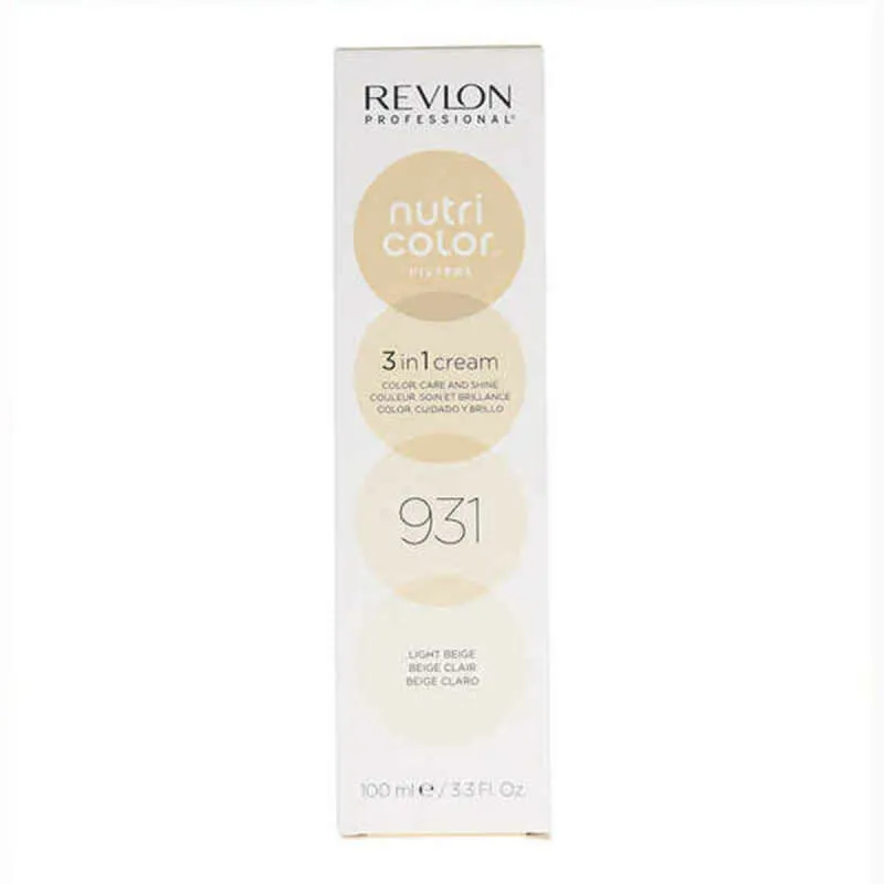 Nuolatinės spalvos dažymo kremas Revlon 7258708931 931 - Light Beige Nº 931 100 ml 3 viename