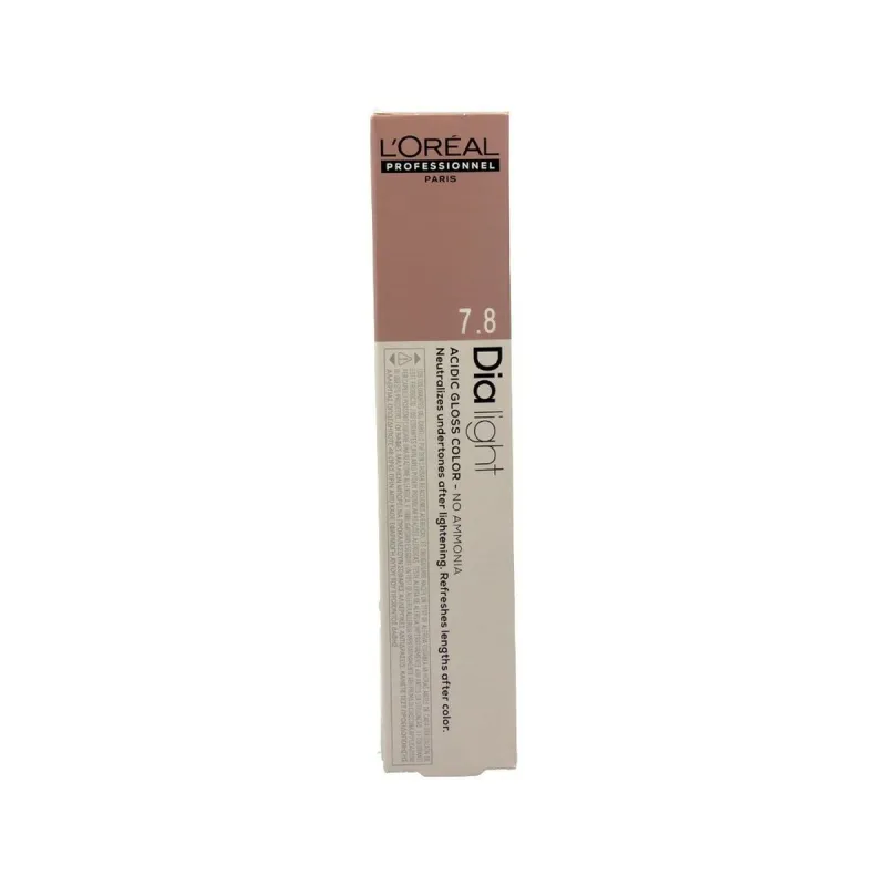 Pysyvä väriaine L'Oreal Professionnel Paris Dia Light Nº 7,8 Ammoniakkivapaa (50 ml)