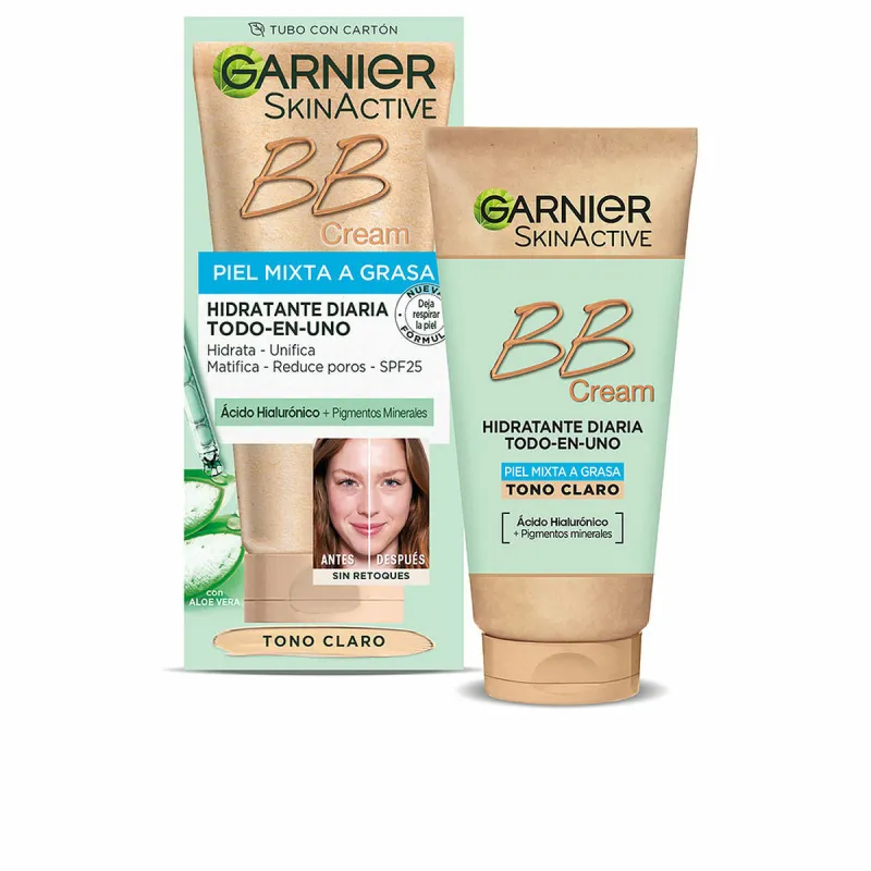 Увлажняющий крем с цветом Garnier Skinactive Bb Cream Light ясно Spf 25 50 ml