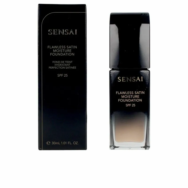 Šķidrā Grima Bāze Kanebo Sensai Nº 202-Ochre Beig Fs202-Ochre Beige Spf 25 Spf 20 30 ml