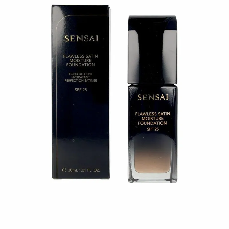 Šķidrā Grima Bāze Kanebo Sensai 204-honey beig Nº 204-Honey Beig Fs204-Honey Beige Spf 25 Spf 20 30 ml