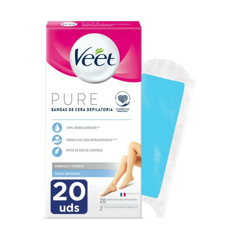 Kehakarvade eemaldusribad Veet Tundlik nahk 20 Ühikut
