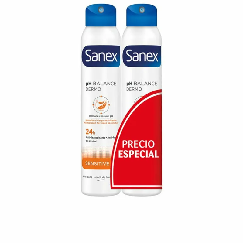 Izsmidzināms dezodorants Sanex Sensitive 2 gb. 200 ml