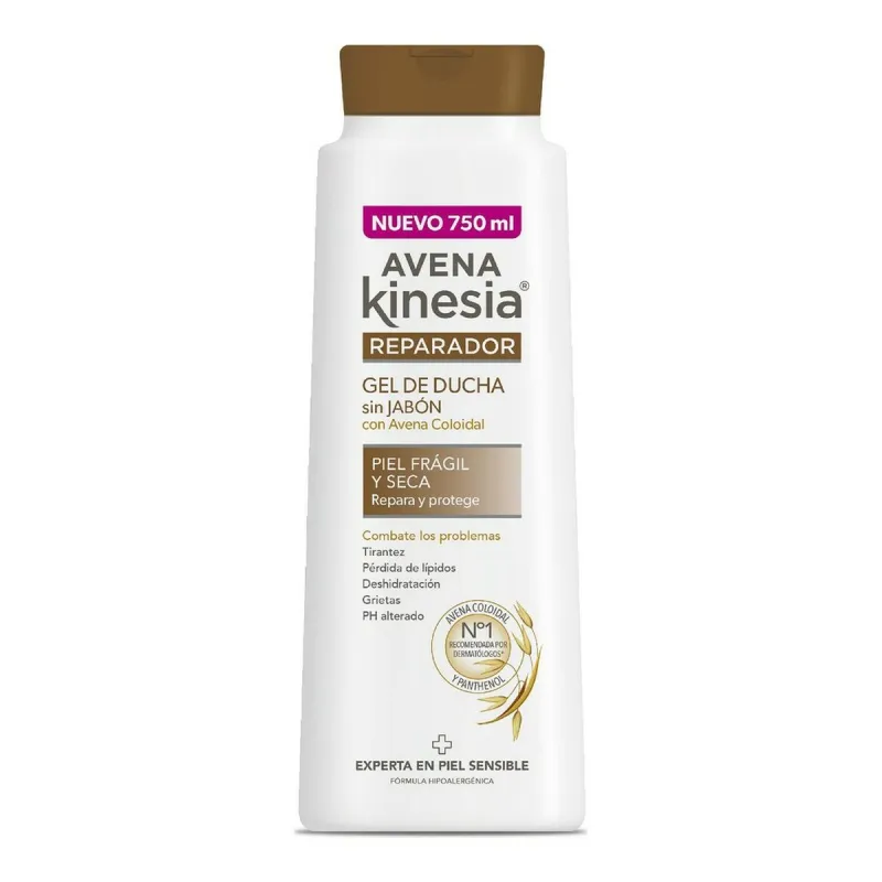 Dušas Želeja Bez Ziepju Piedevas Avena Kinesia Reparador 750 ml