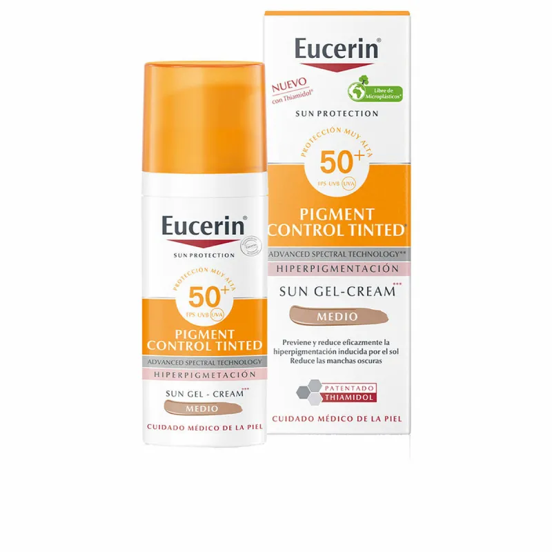 Kremas nuo saulės veidui Eucerin Sun Protection Medium Spf 50 Spf 50+ 50 ml