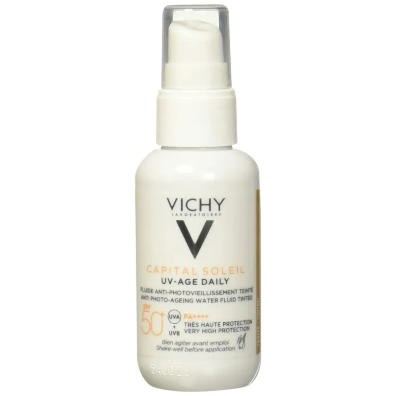 Päikesekaitse koos Värviga Vichy Capital Soleil Spf 50+ 40 ml Kortsudevastane