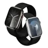 Crong Nylon Reflex - Sport Band for Apple Watch 38/40/41/42 mm (Black)