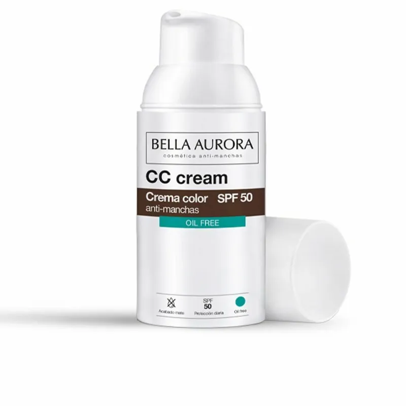 CC Cream Bella Aurora Cc Cream Spf 50 30 ml Bez eļļas