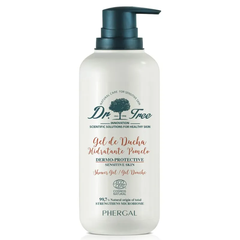 Гель для душа увлажняющий Dr. Tree Dermoprotector Gel De Ducha 500 ml Чувствительная кожа Грейпфрут