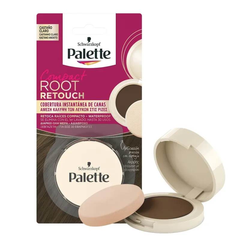 Корректор для корней Schwarzkopf Root Retouch Светло-коричневый 3 g Компактный
