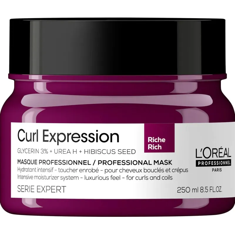 Kosteuttava naamio L'Oreal Professionnel Paris Curl Expression Kiharat hiukset (250 ml)