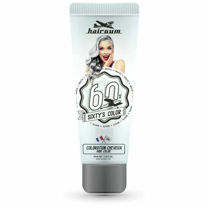 Daļēji Pastāvīga Krāsviela Hairgum S Color Balts 60 ml