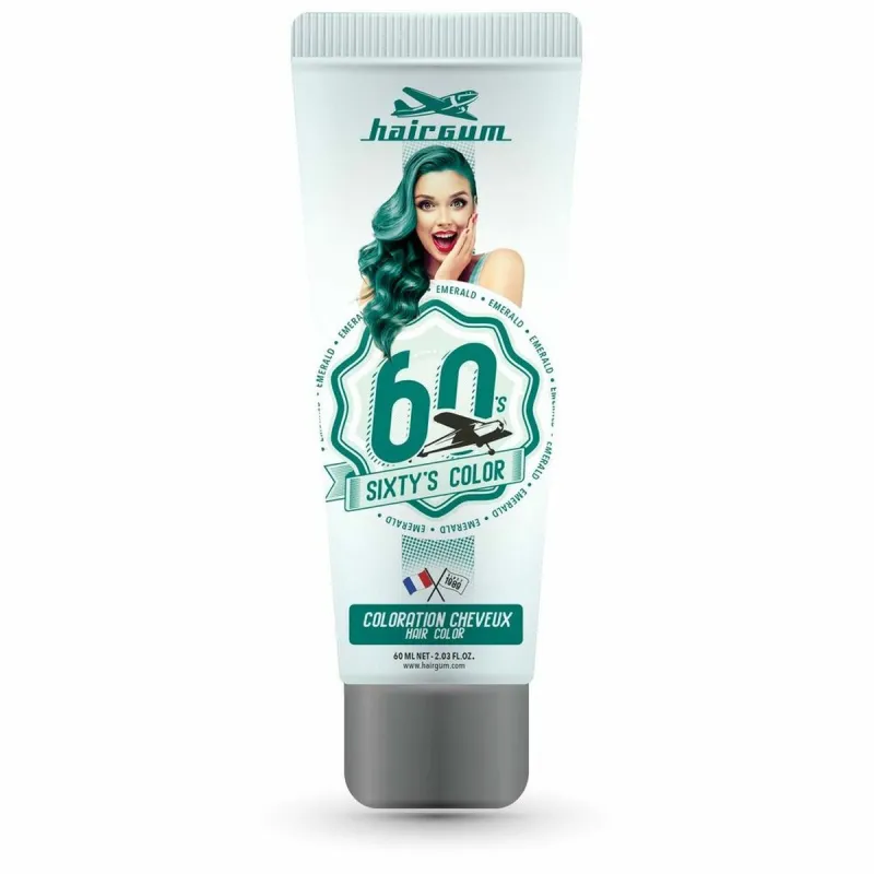 Pusiau laikinas dažas Hairgum S Color smaragdo žalumo 60 ml