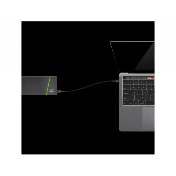 USB - USB-C adapteris Green Cell KABGC31 Juoda 30 cm