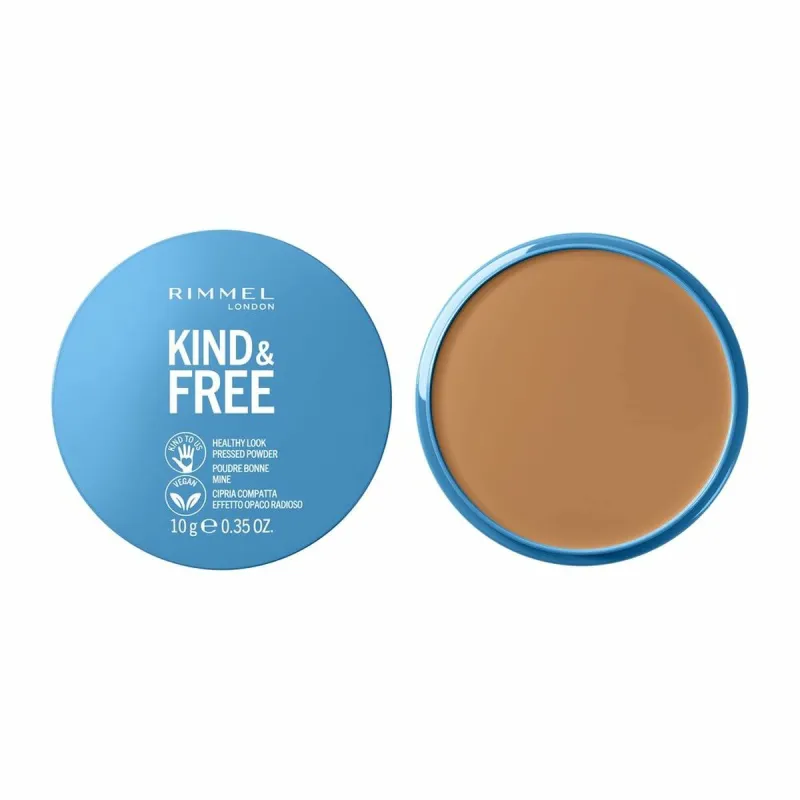 Kompaktipuuterit Rimmel London Kind & Free 40-tan Mattaviimeistely (10 g)